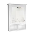 Gabinete Para Ba&ntilde;o Egeo Blanco Con Puerta Espejo