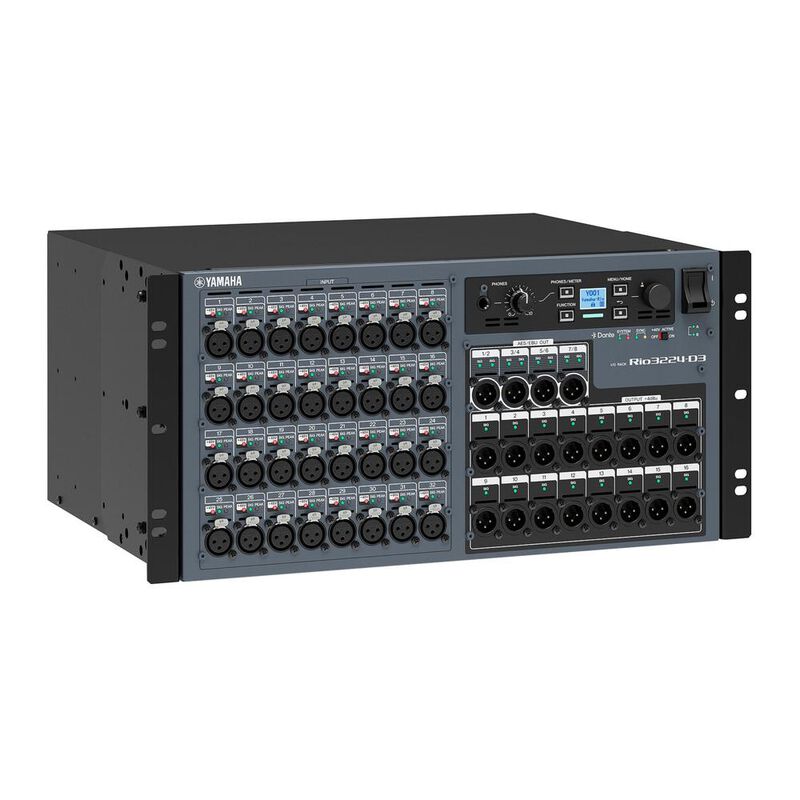 Yamaha RIO3224-D3 Rack de E/S 32 Entradas 24 Sa... image number null