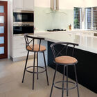 Juego de 2 Taburetes de Bar Industriales FurnitureR