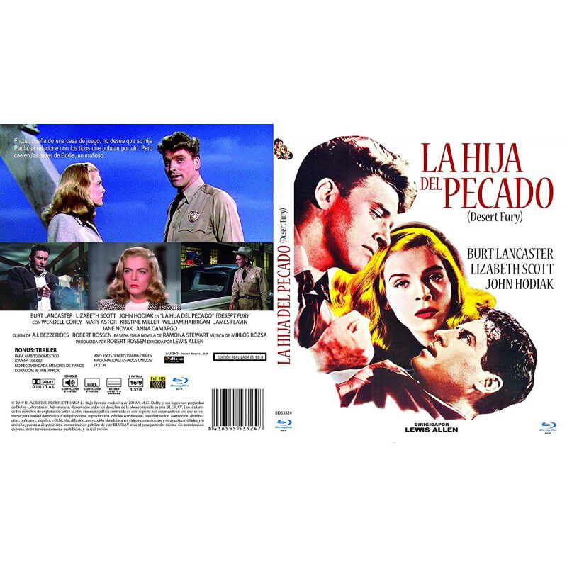 La Hija Del Pecado [blu-ray] (1947) Desert Fury image number null