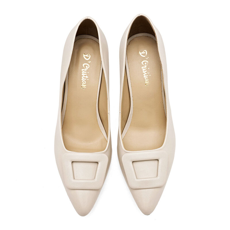 D'cristian Zapatilla Beige Para Mujer 147272ce image number null