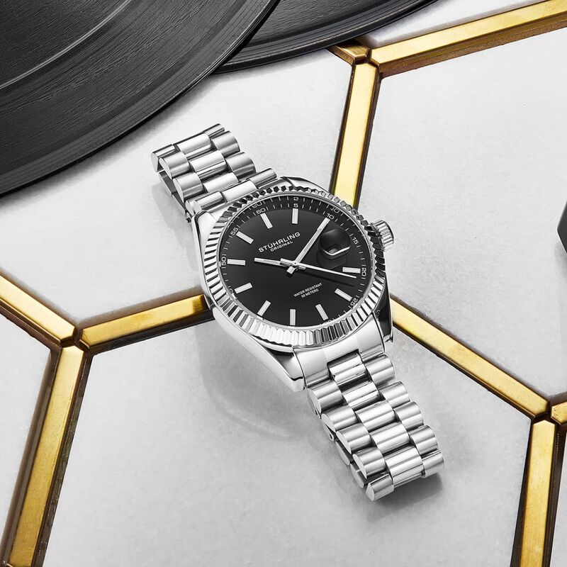 Set de relojes Stührling para pareja modelo 393... image number null