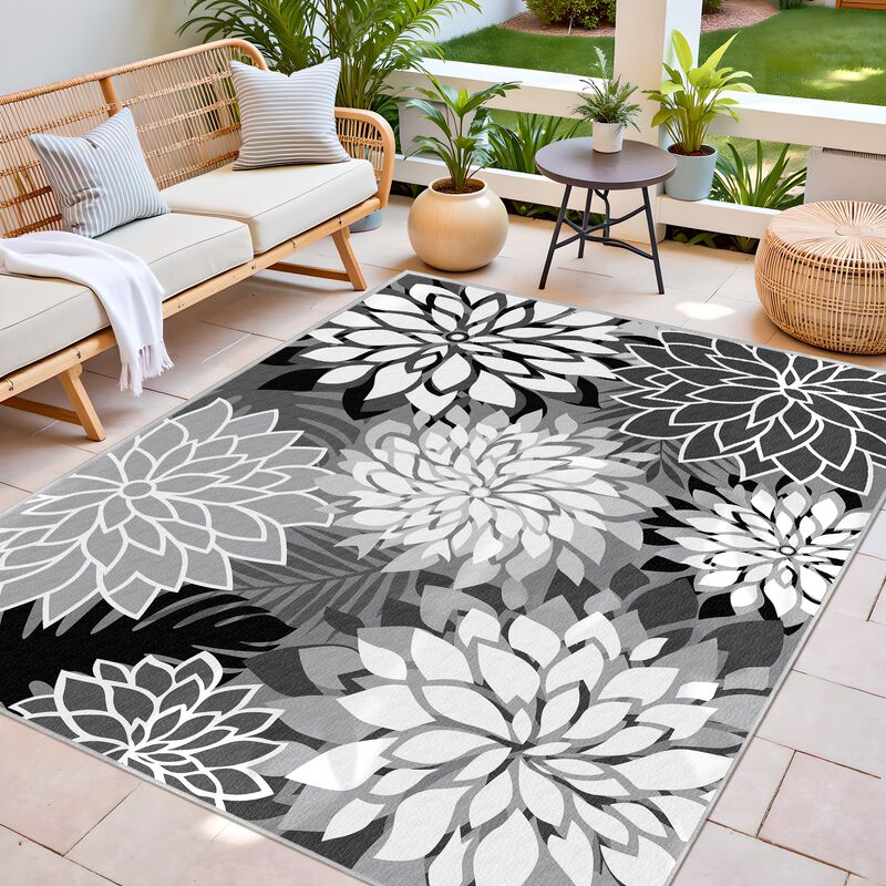 Tapete Exterior Arenarug 152 &times; 244 cm Negro Imp... image number null