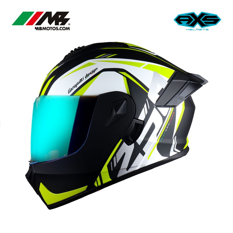 Casco Para Motocicleta Axs Tekken Blanco Tekken... image number null