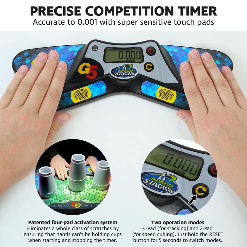 Cubos Deportivos Oficiales Timer Speed Stacks G... image number null