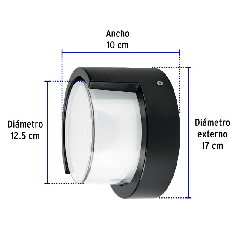 Arbotante decorativo de Led 10 W Luz Cálida Vol... image number null