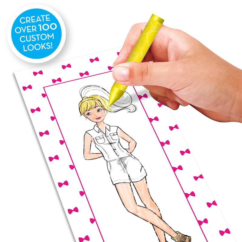 Kit De Dise&ntilde;o De Moda Barbie Fashion Plates, To... image number null