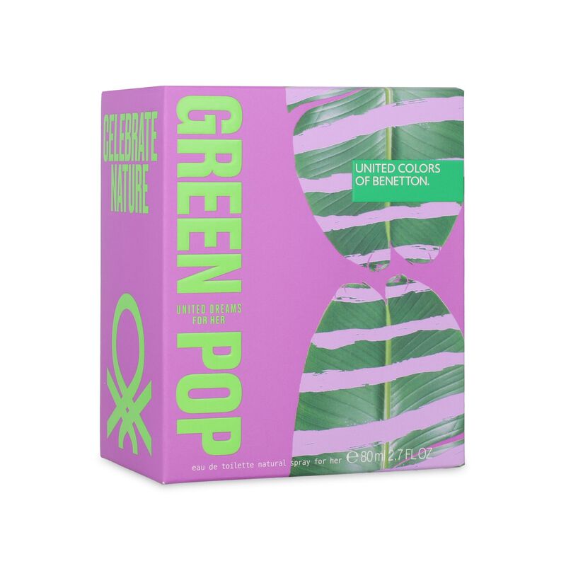 Benetton Green Pop 80ml Edt Spray image number null