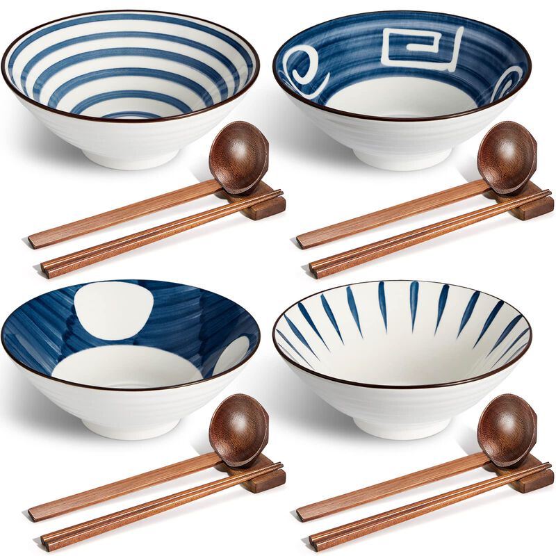Set de 4 Tazones Geiserailie de Cer&aacute;mica Japone... image number null