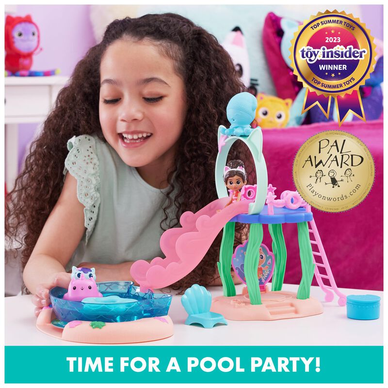 Playset Gabby's Dollhouse Pur-rific Pool Con Ga... image number null