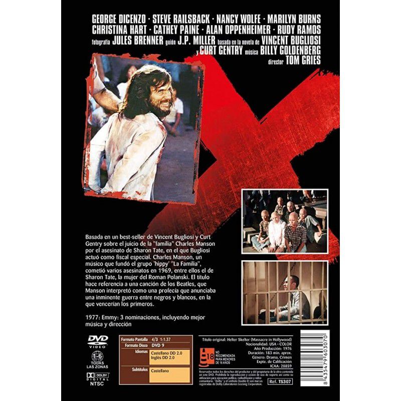 Manson: Retrato De Un Asesino [dvd] (1976) Mass... image number null