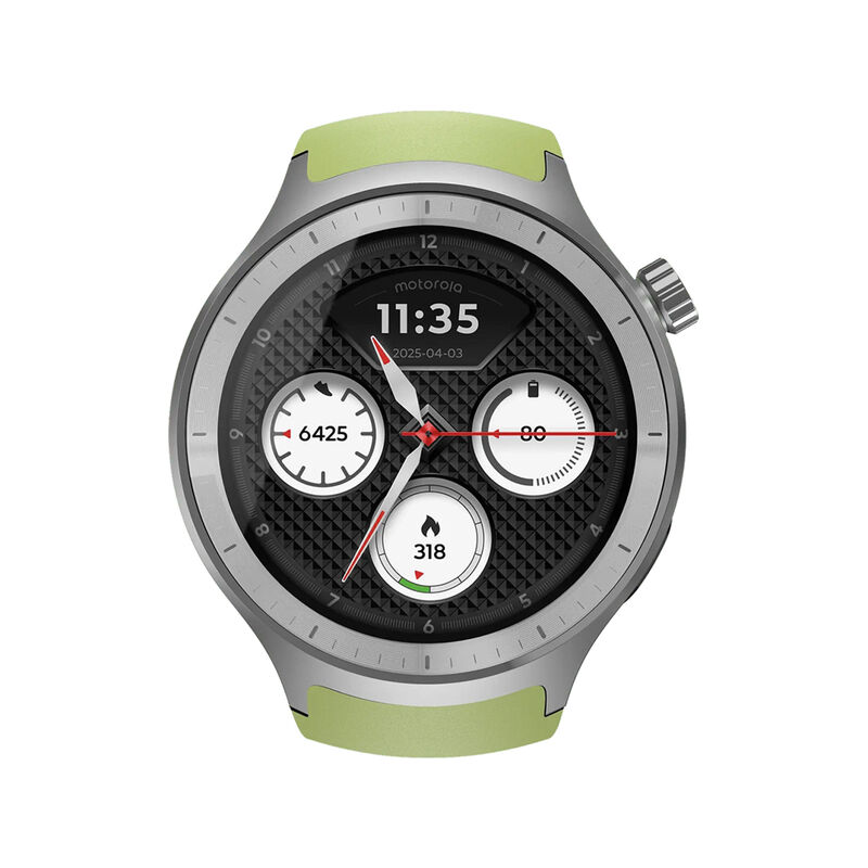 Motorola Moto Watch Matte Silver Herbal Garden ... image number null