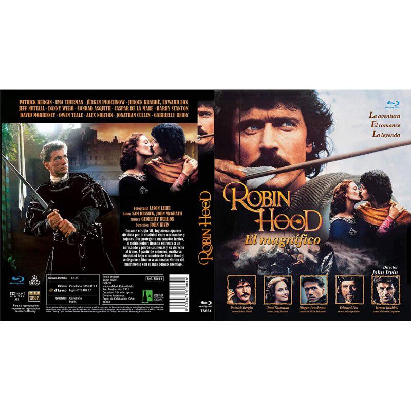 Robin Hood, El Magn&iacute;fico [blu-ray] (1991) Robin... image number null