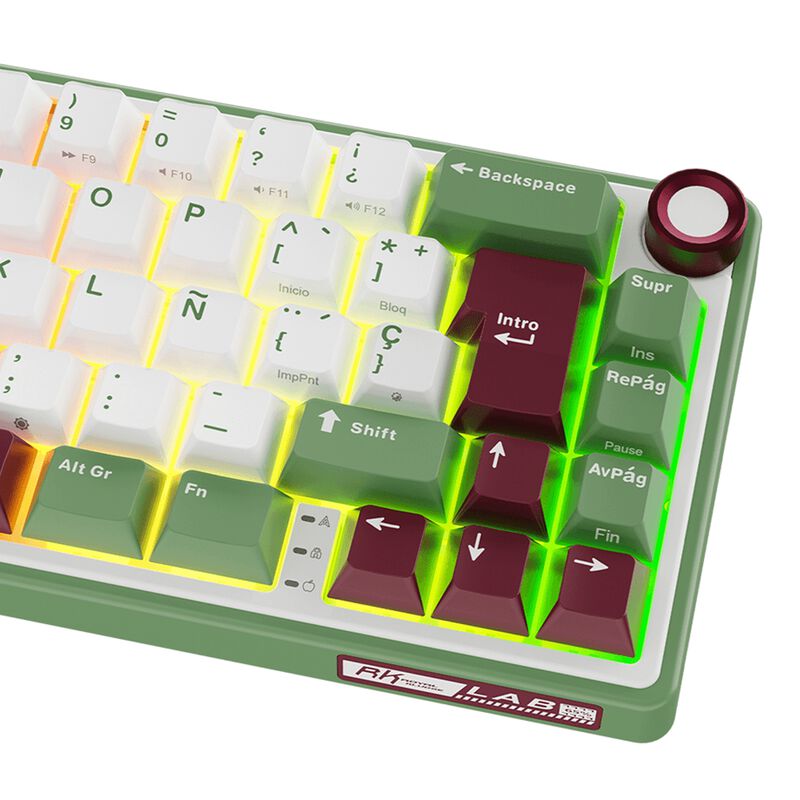 Teclado Mec&aacute;nico Espa&ntilde;ol 65% Royal Kludge Rkr65... image number null