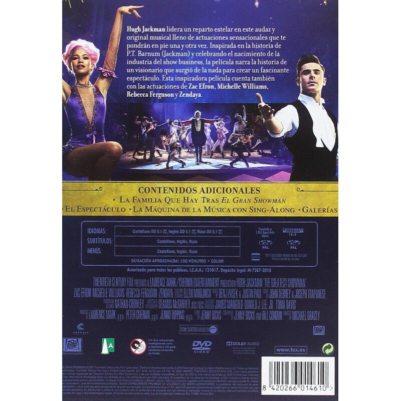 El Gran Showman [DVD] image number null