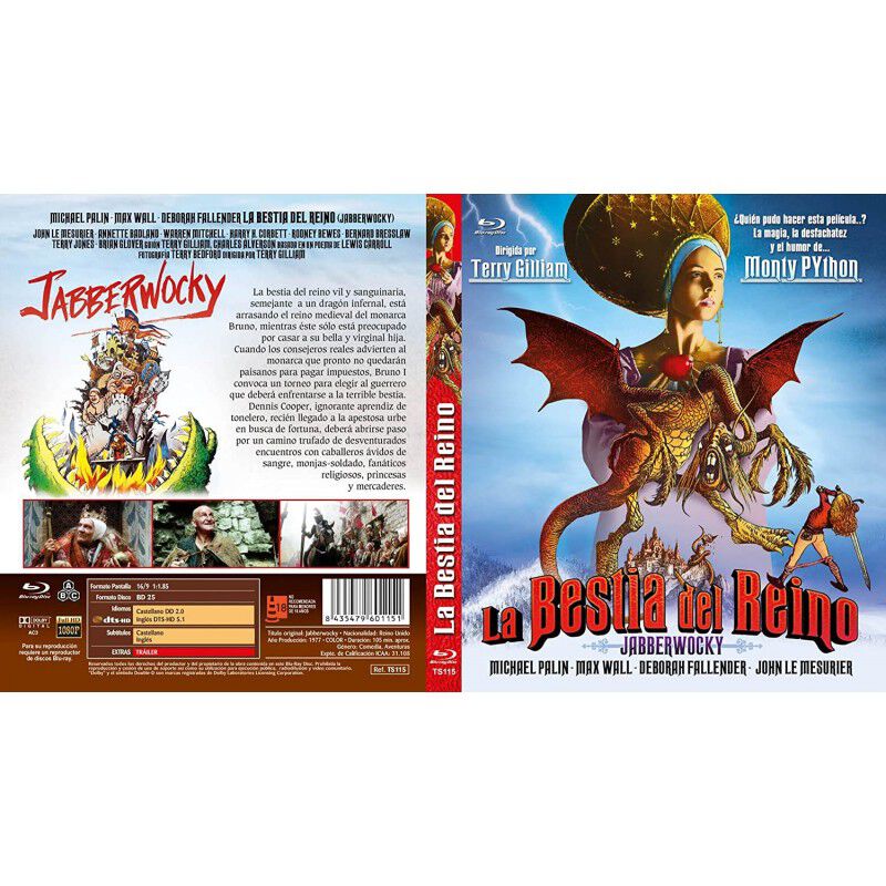 La Bestia Del Reino Bd 1977 Jabberwocky image number null