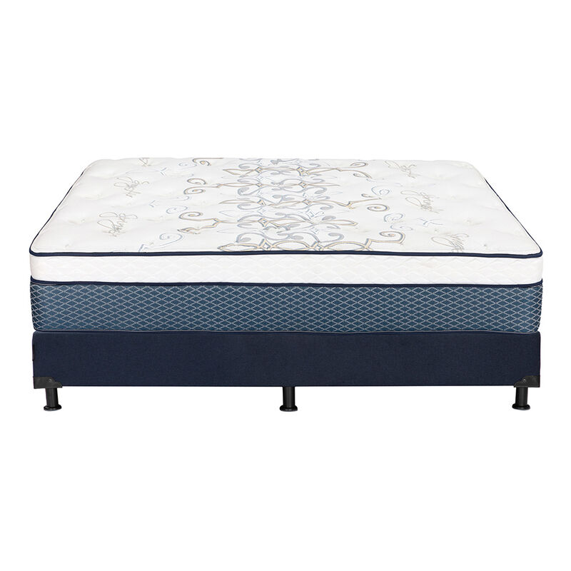 Colch&oacute;n Queen Size Cantabria + Box + 1 Juego De... image number null