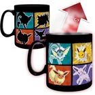 Taza T&eacute;rmica Eevee Cambia De Color Pok&eacute;mon Cer&aacute;mica 460 mls