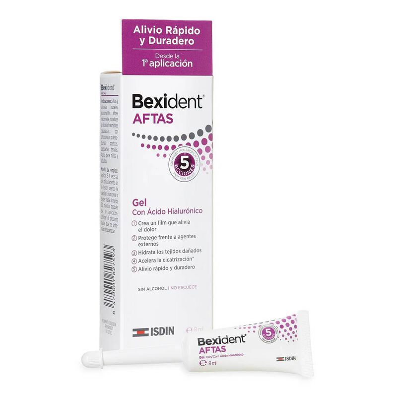 ISDIN Bexident Aftas Gel Con Ácido Hialurónico,... image number null