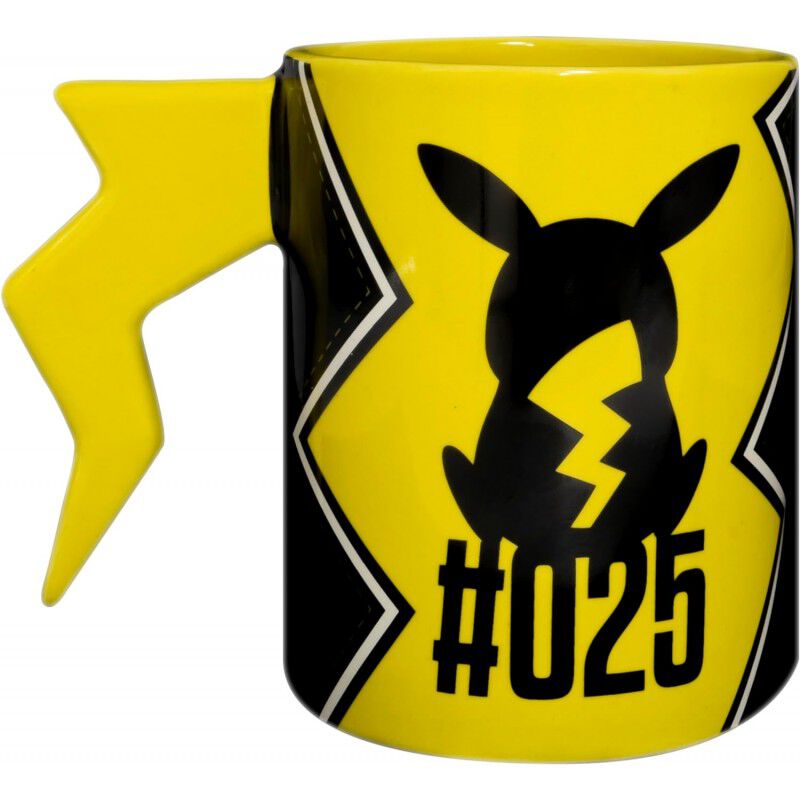 Taza con asa 3D Pikachu Rayo Pok&eacute;mon de cer&aacute;mic... image number null