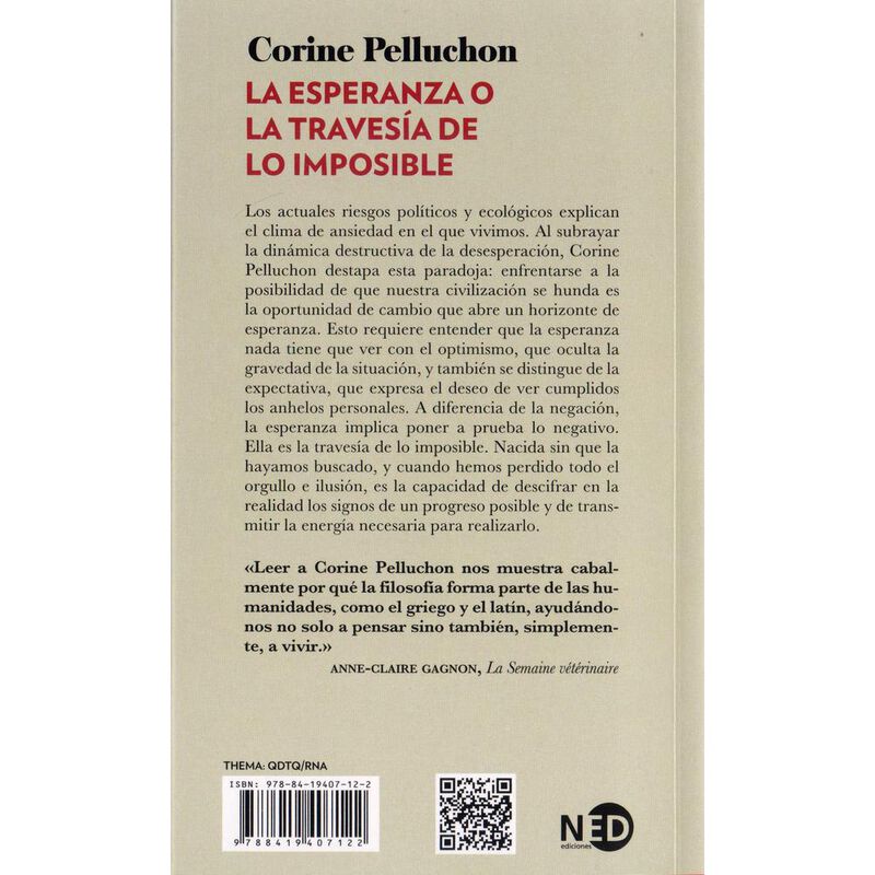 La esperanza o la traves&iacute;a de lo imposible image number null