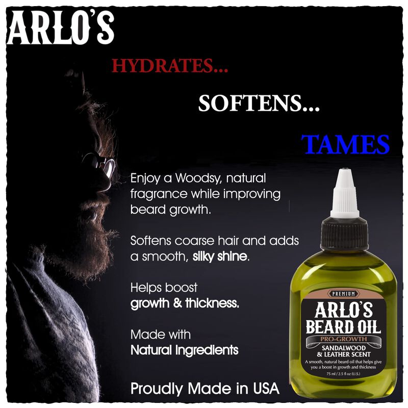 Aceite Para Barba Arlo's Pro Growth, Aroma A Pi... image number null