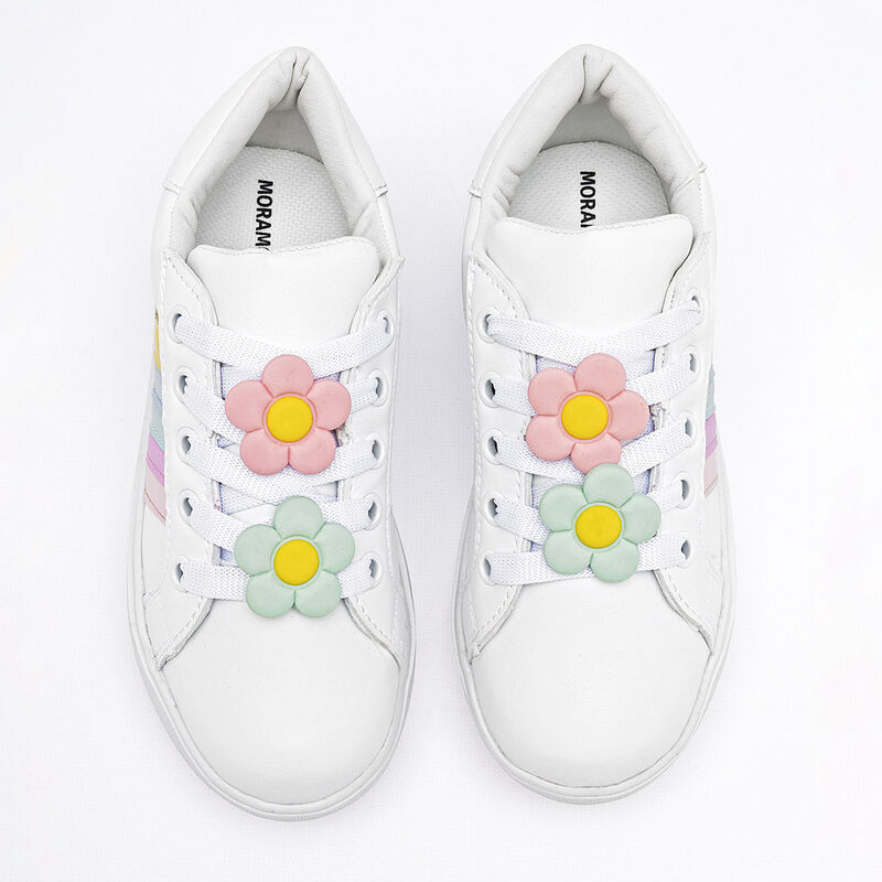 Moramora tenis para ni&ntilde;a blanco multicolor cod ... image number null