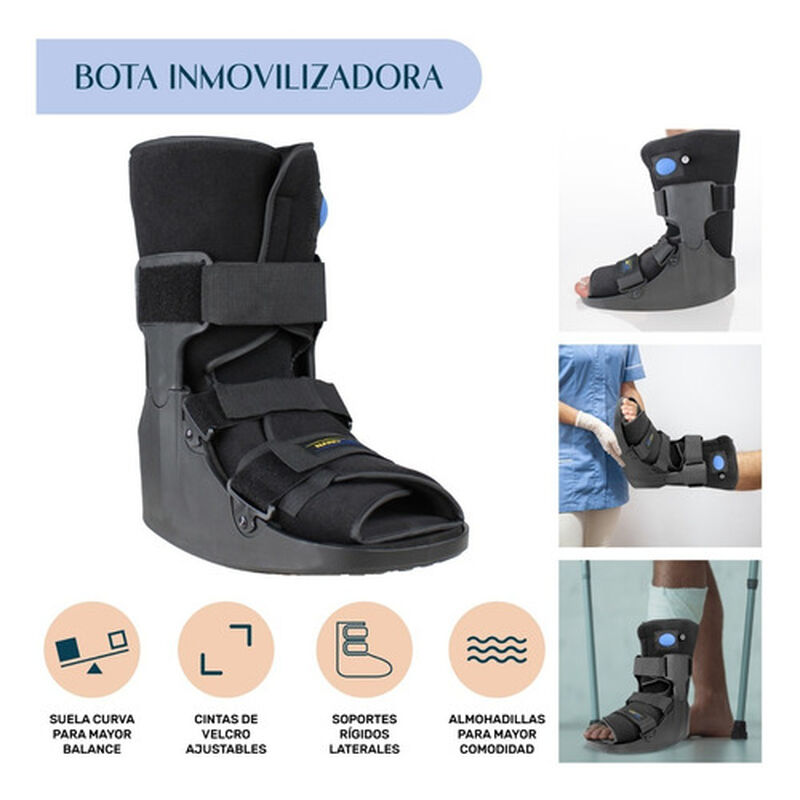 Bota Ferula Baja Neum&aacute;tica Walker InM&oacute;vilizador... image number null