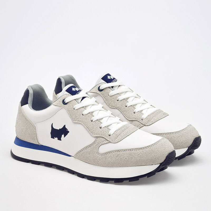 Ferrioni Tenis urbano para hombre. Gris blanco ... image number null