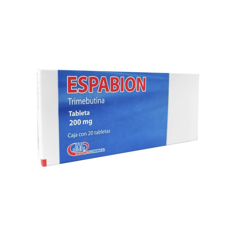 Espabion Trimebutina 200 Mg 20 Tabletas image number null