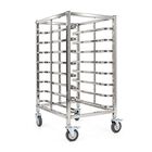 Espiguero 8 Niveles 120kg Acero Inoxidable Ruedas Frenos Gutstark Home