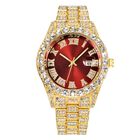Calendario Con Escala Romana De Hip Hop Watch Cdybox Para Hombre, Acero Inoxidable