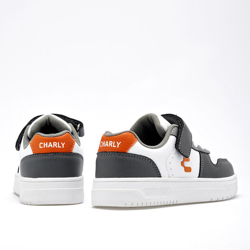 Charly Tenis Para Ni&ntilde;a Blanco Gris Cod 120478-2 image number null