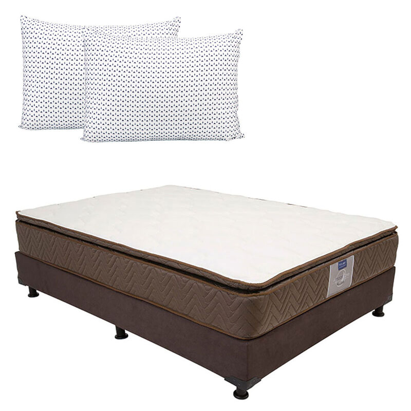 Colchón Queen Size Restonic Nautilus+Almohada D... image number null