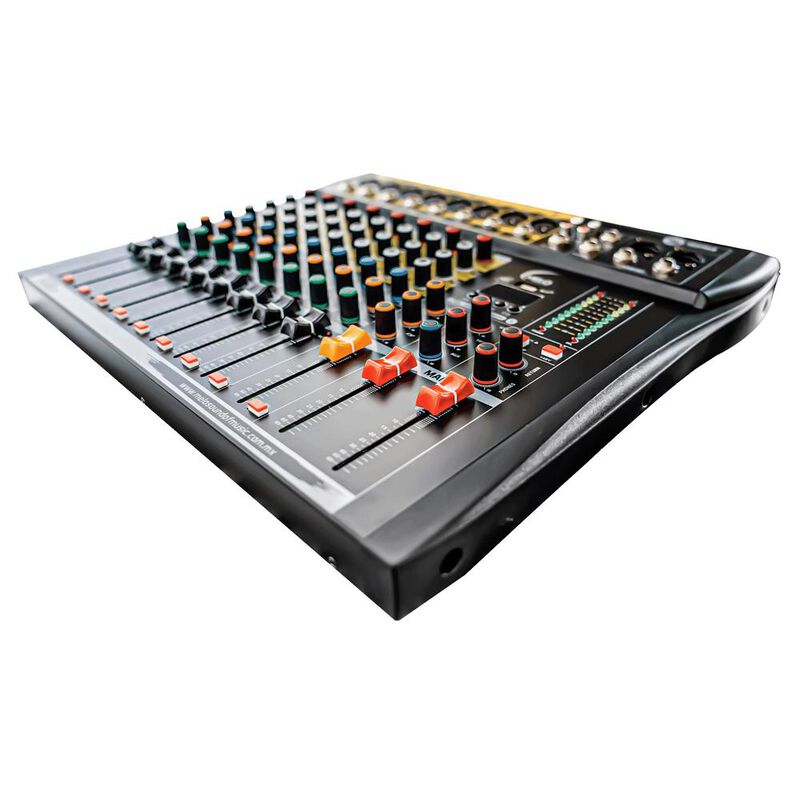 Melo Spm SG8FX Mezcladora 8 Canales Con USB Blu... image number null