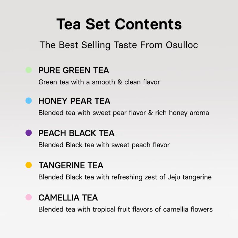 Colecci&oacute;n De T&eacute; Premium Osulloc, 40 Unidades, 1... image number null