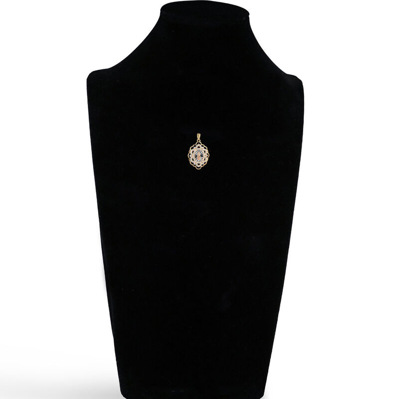 Medalla Virgen De Guadalupe Oro Florentino 14k ... image number null