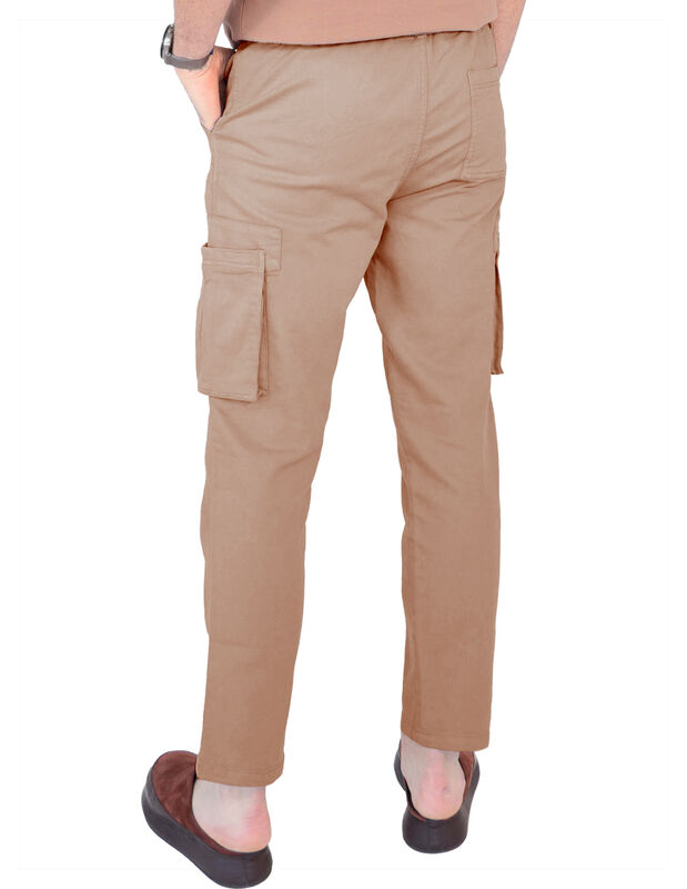 Pantalón Jogger Hombre Ajuste En Cintura Camel ... image number null