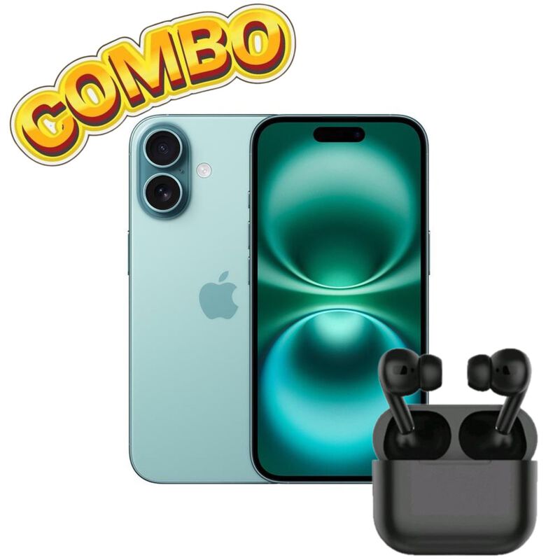 Combo iPhone 16 128GB Menta + Aud&iacute;fonos image number null