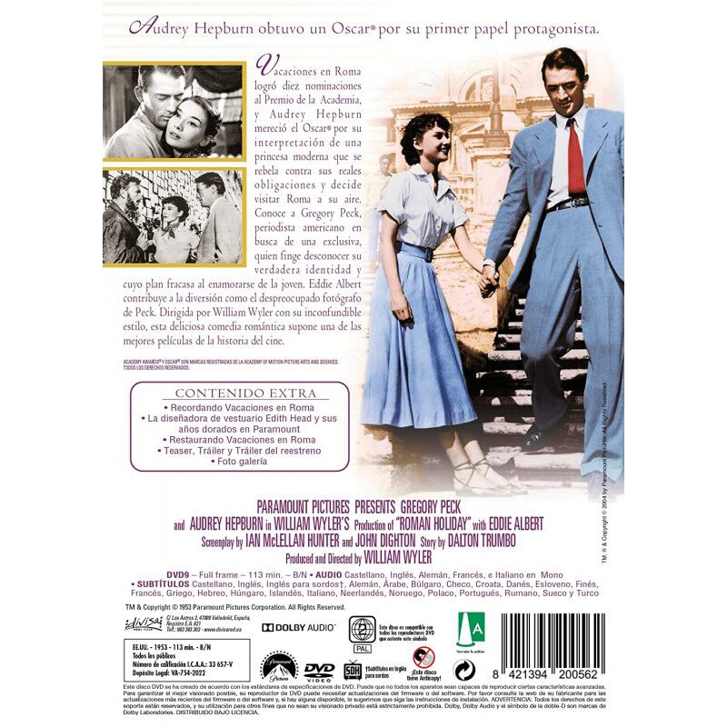 Vacaciones en Roma (DVD) [DVD] image number null