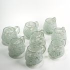 Tazas Set de 8 Tazas de Vidrio Soplado Cheetah Blanco Marea Baja