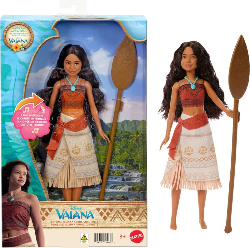 Mu&ntilde;eca De Juguete Mattel Moana Cantante Con Acc... image number null