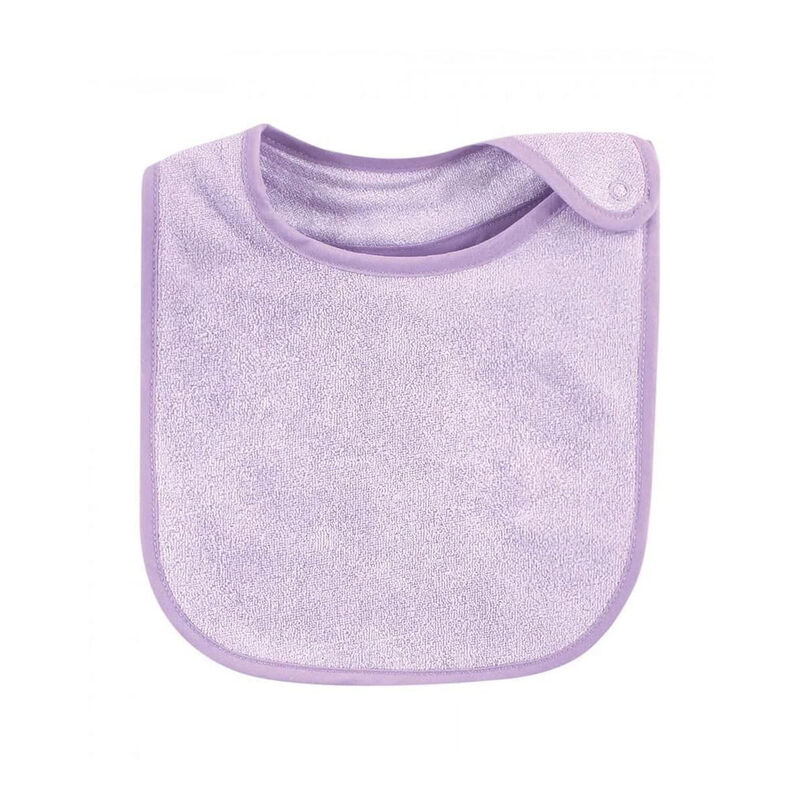 Babero De Tela Bebé Hudson Baby 10pz Lila Menta image number null