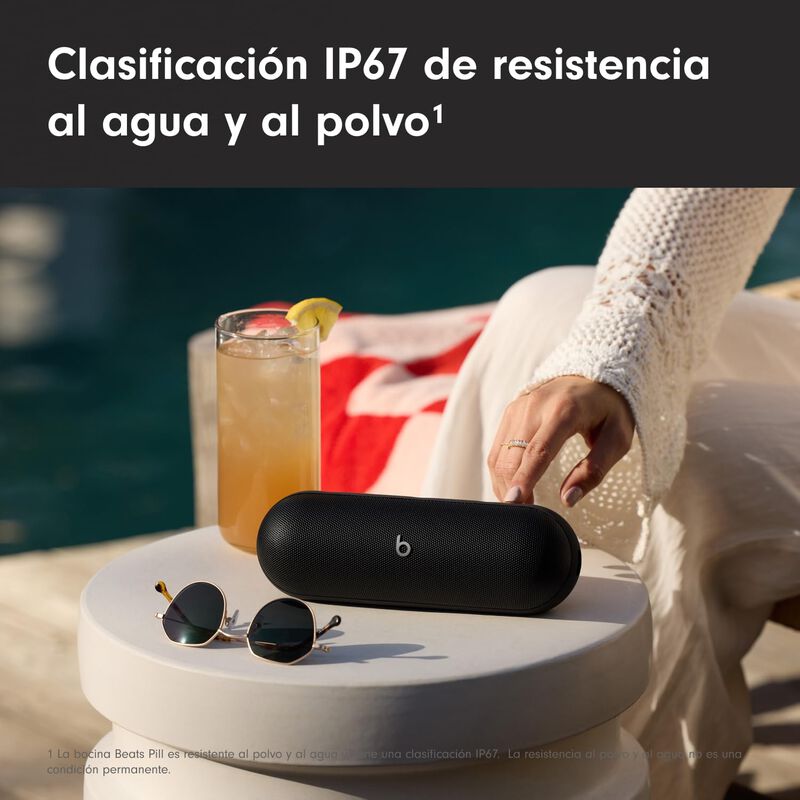 Bocina Beats Pill Negro Mate image number null