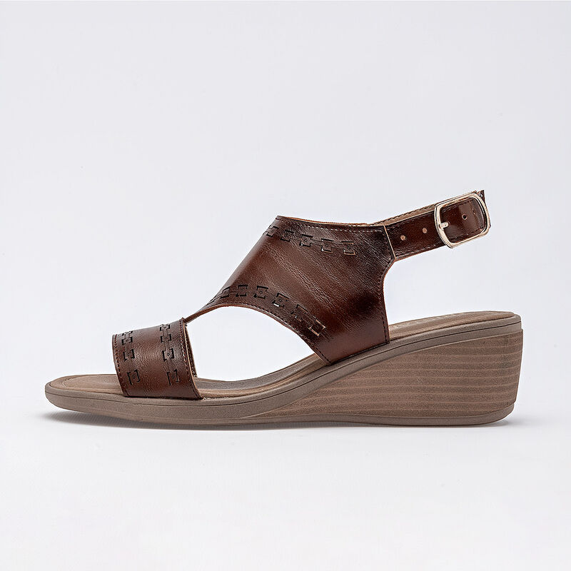 Tristanni shoes sandalia cu&ntilde;a para mujer caf&eacute; c... image number null