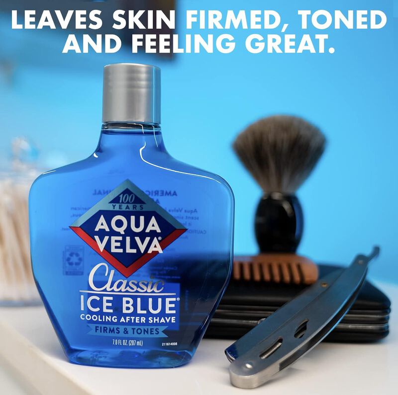 Aqua Velva After Shave, Azul Hielo Cl&aacute;sico, 7 O... image number null