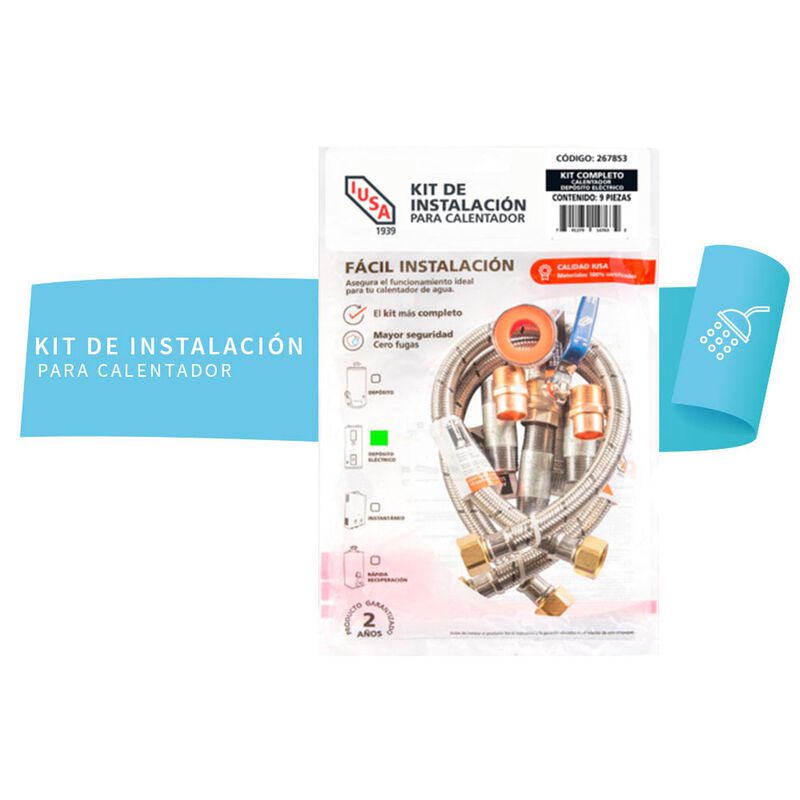 Kit De Instalación Completo Para Calentador Elé... image number null