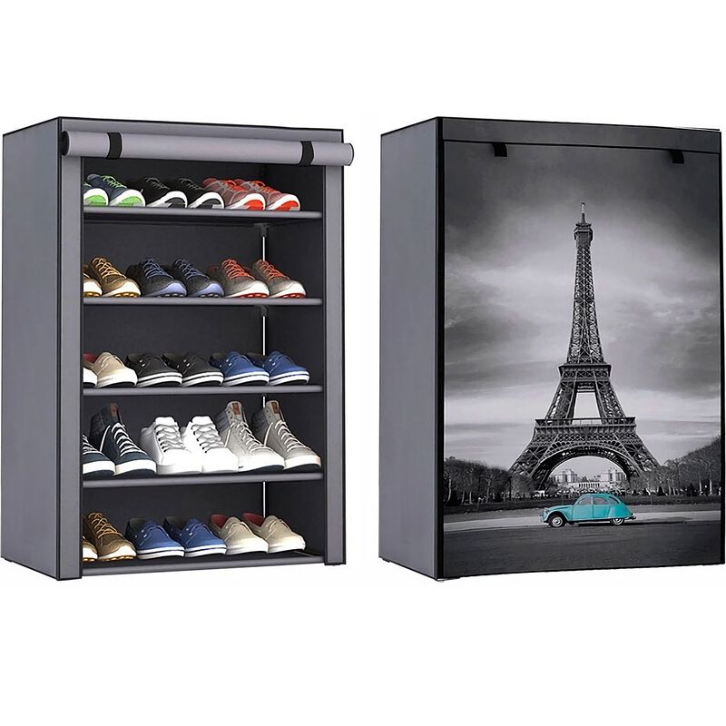 Organizador Zapatera 5 Repisas Torre Eiffel 15 ... image number null