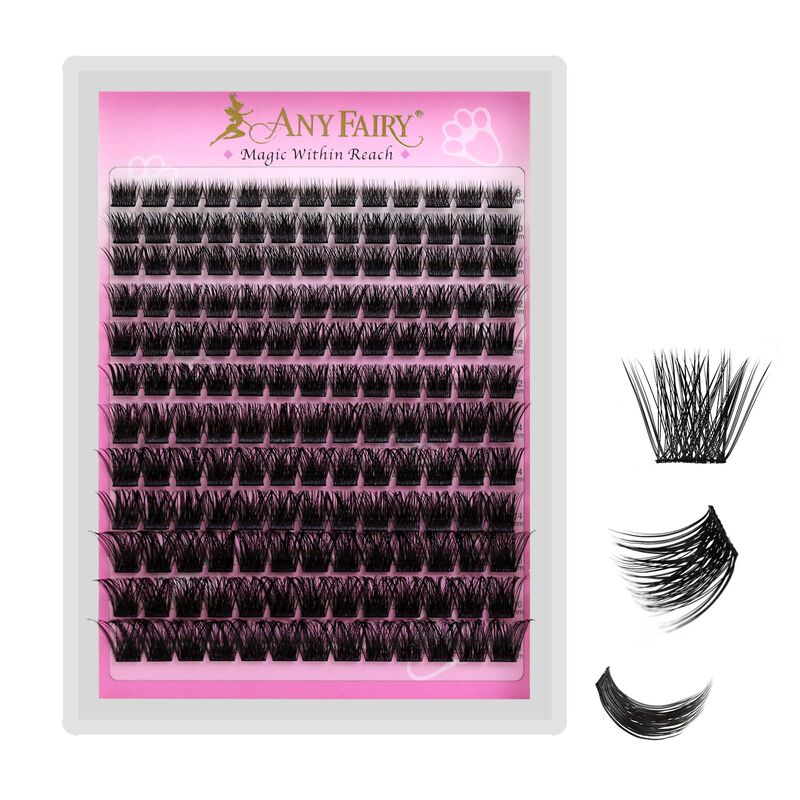 Racimos De Pesta&ntilde;as Anyfairy 8-18 mm 144 Uds De... image number null