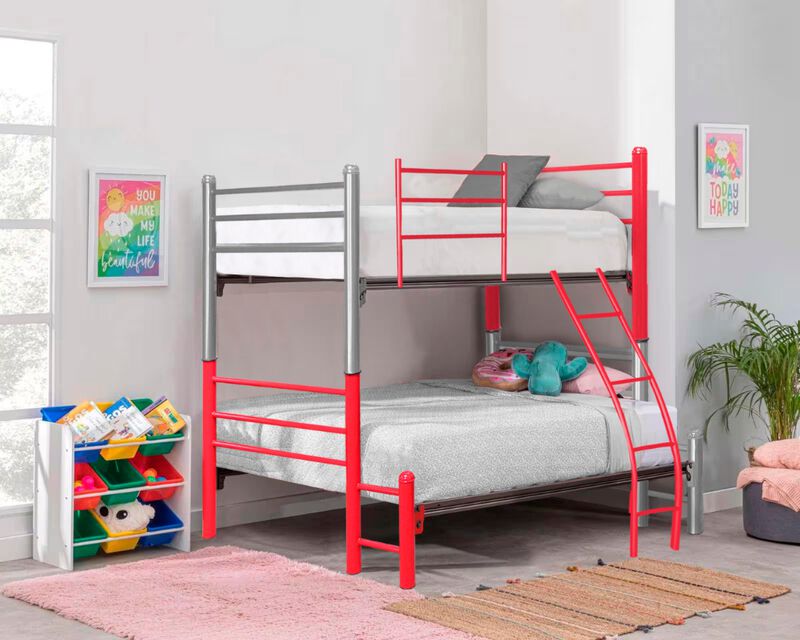 Litera Kids Mixta Color Rojo Plata Base Matrimo... image number null